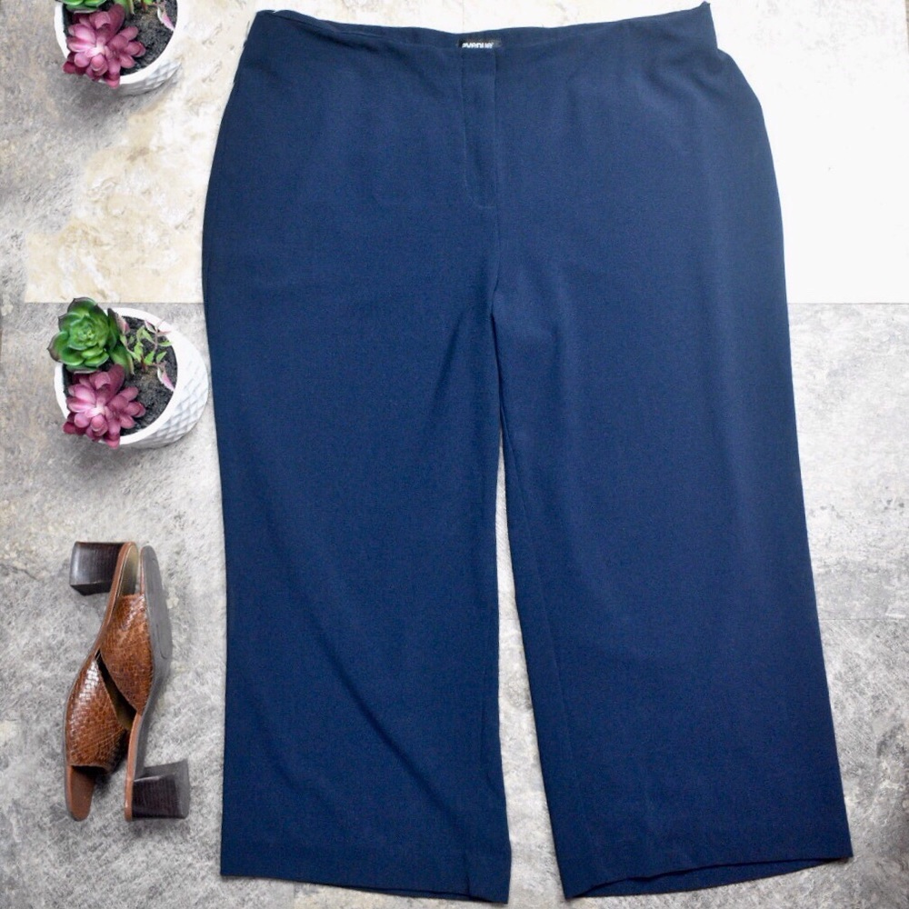 Avenue Stretch Wide Leg Cropped Pants